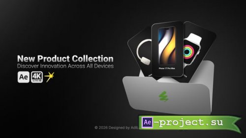 Videohive - Looping Folder Promo with Cards - 64710618 - Project for After Effects