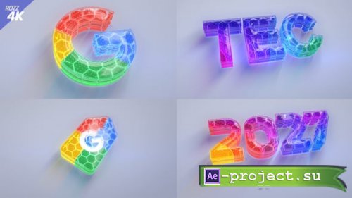 Videohive - Digital White Clean Simple 3D Modern Logo - 64719166 - Project for After Effects