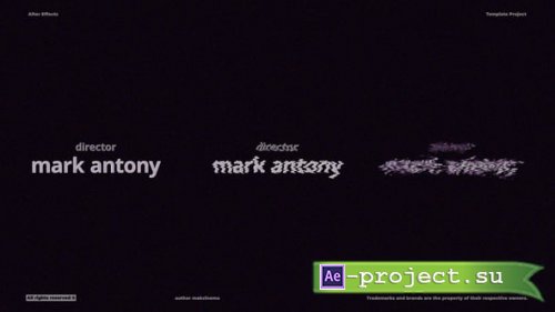 Videohive - Cinematic Titles - Cinematic Final Credits - 64727958 - Project for After Effects