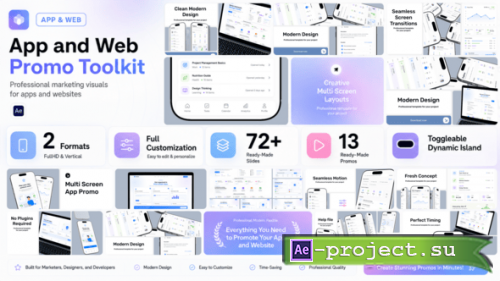 Videohive - App and Web Promo Toolkit - 64745731 - Project for After Effects