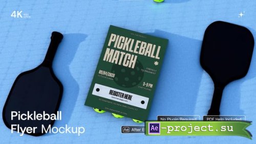 Videohive - Pickleball Flyer Mockup - 64758409 - Project for After Effects