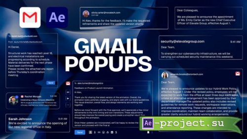 Videohive - Liquid Glass Mail UI Mockups - 64776971 - Project for After Effects