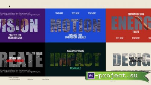 Videohive - Kinetic Typography | After Effects - 64747371 - Project for After Effects