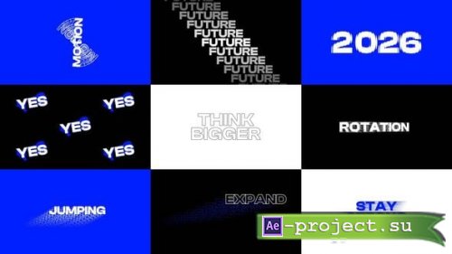 Videohive - Kinetic Text Animation | AE - 64777636 - Project for After Effects