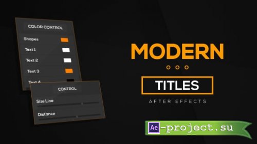 Videohive - Modern Titles Pack - 20775592 - Project for After Effects