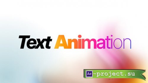 Videohive - Text Animation - 64824661 - Project for After Effects