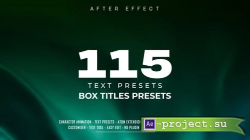 Videohive - Text Box Animation Presets - 64848097 - Project for After Effects