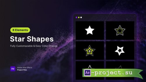 Videohive - Star Shapes - 59610533 - Project for After Effects