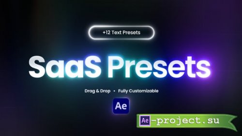 Videohive - SaaS Text Presets - 64917839 - Project for After Effects
