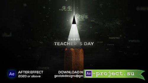 Videohive - Happy Teachers Day Trailer - 64917077 - Project for After Effects