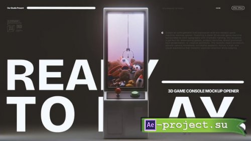 Videohive - 3D Game Console Mockup Opener - 64916894 - Project for After Effects