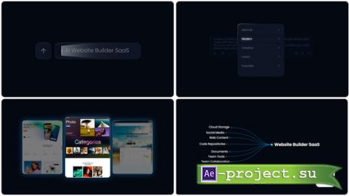 Videohive - AI Website Builder SaaS - 64967136 - Project for After Effects