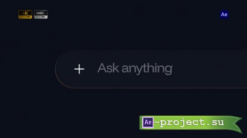 Videohive - AI Search Interface � Modern AI Search UI Template - 64968438 - Project for After Effects