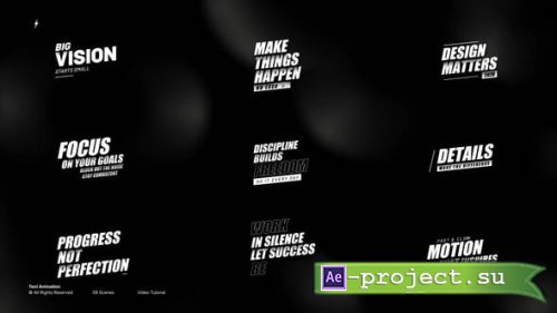 Videohive - Text Animation | After Effects - 64985582 - Project for After Effects