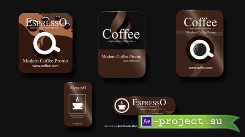 Videohive - Coffee Widgets - 65003157 - Project for After Effects