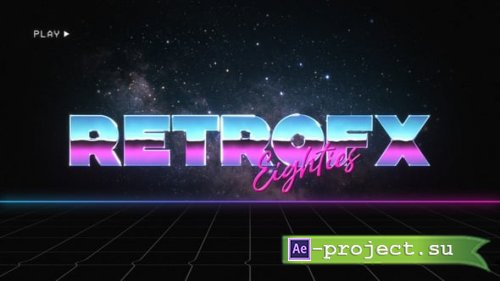 Videohive - VHS Retro Logo - 64998501 - Project for After Effects