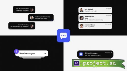 Videohive - Simple Message Animations / AE - 64904558 - Project for After Effects