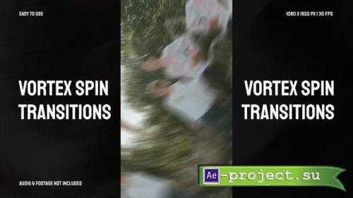 Videohive - Vortex Spin Vertical Transitions - 65004027 - Project for After Effects