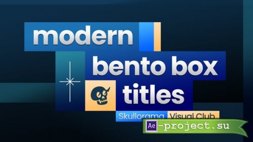 Videohive - Modern Bento Titles - 65049892 - Project for After Effects