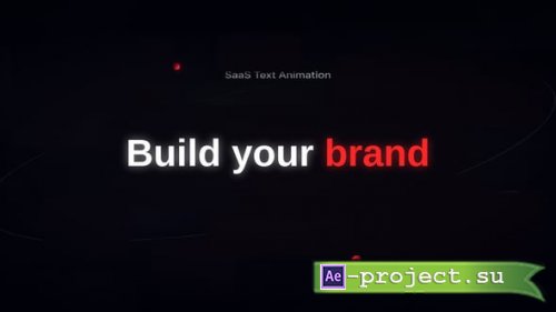 Videohive - Saas Text Animation - 65055323 - Project for After Effects