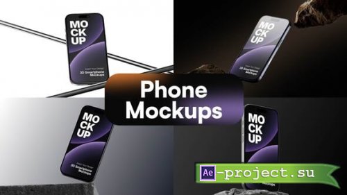 Videohive - Stone & Steel Phone Mockup - 65056219 - Project for After Effects