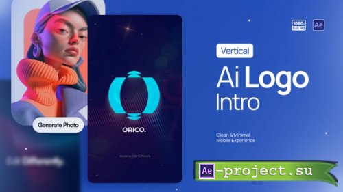 Videohive - Ai Vertical Logo Intro - 65063247 - Project for After Effects