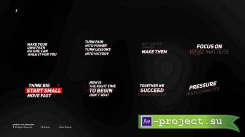 Videohive - Modern Text Animation | After Effects - 65075762 - Project for After Effects
