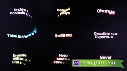 Videohive - Trail Text Animation | AE - 65079540 - Project for After Effects