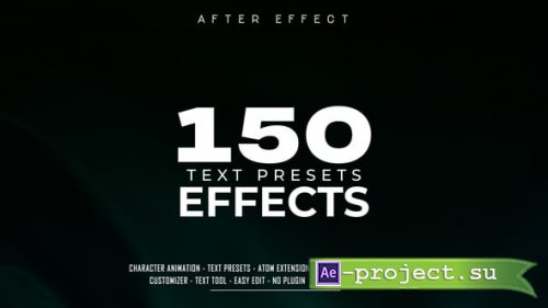 Videohive - Smooth Text Effects Animation Presets - 65106976 - Project & Script for After Effects