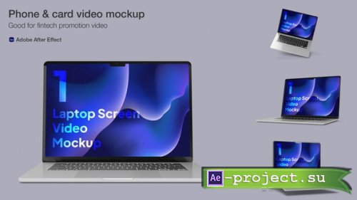 Videohive - Laptop Screen Product Mockup � 4K 60fps After Effects Template - 65108133