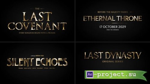 Videohive - Gold Text Effect - 65108564 - Project for After Effects