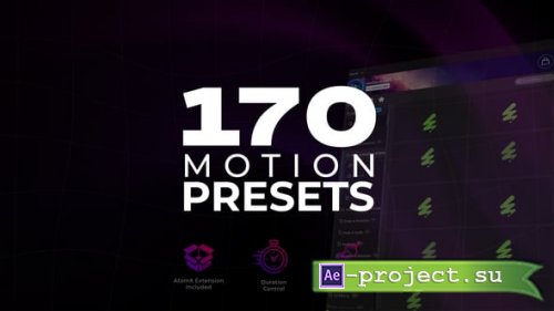 Videohive - Smooth Motion Presets - 65116316 - Project & Script for After Effects