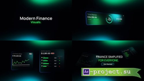 Videohive - SaaS Finance Intro - 65132820 - Project for After Effects