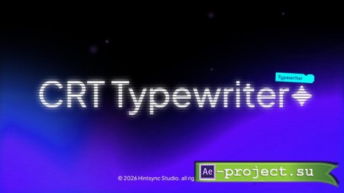 Videohive - CRT AI Typewriter - 65132638 - Project for After Effects
