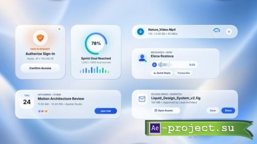 Videohive - Clean UI Notfication - 65133535 - Project for After Effects