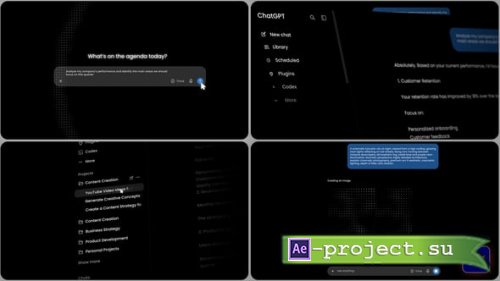 Videohive - AI Chat Interface MOGRT - 65133741 - Project for After Effects & Premiere Pro Templates
