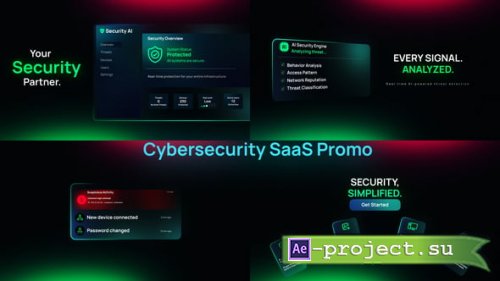 Videohive - Cybersecurity SaaS Promo - 65159707 - Project for After Effects