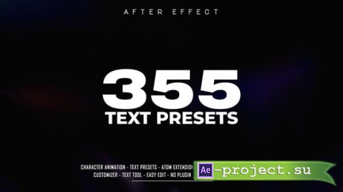 Videohive - Modern Text Animation Presets - 65165887 - Project & Script for After Effects