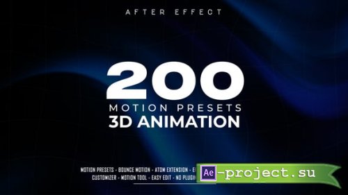 Videohive - Ultimate Motion Presets Toolkit - 65165419 - Project & Script for After Effects