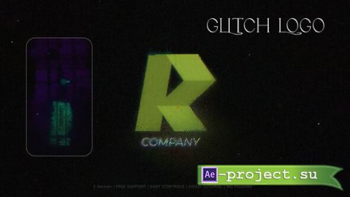 Videohive - Glitch Logo - 65167036 - Project for After Effects