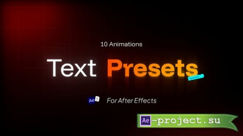 Videohive - Text Preset - 65168502 - Project for After Effects