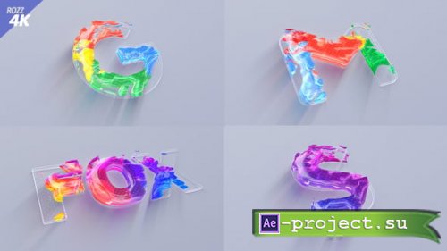 Videohive - Digital White 3D Liquid Modern Glossy Logo - 65169465 - Project for After Effects