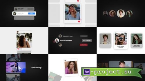 Videohive - Sliding Media Animations / AE - 65170103 - Project for After Effects