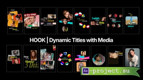 Videohive - Hook - Dynamic Title with Media - 65170068 - Project for After Effects