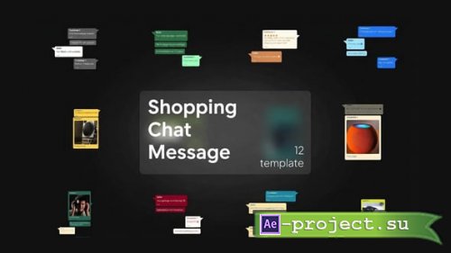 Videohive - Shopping Chat Message - 65170197 - Project for After Effects