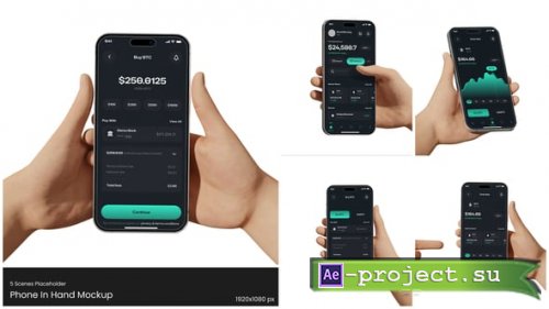 Videohive - Phone In Hand Mockup - 65170300 - Project for After Effects