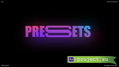 Videohive - Dynamic Gradient Text Presets - 65195202 - Project for After Effects