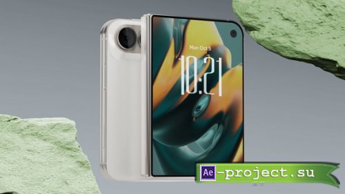 Videohive - Foldable Phone Duo AE Screen Template - 65200341 - Project for After Effects