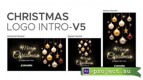 Videohive - Christmas Logo Intro-V5 - 65194644 - Project for After Effects