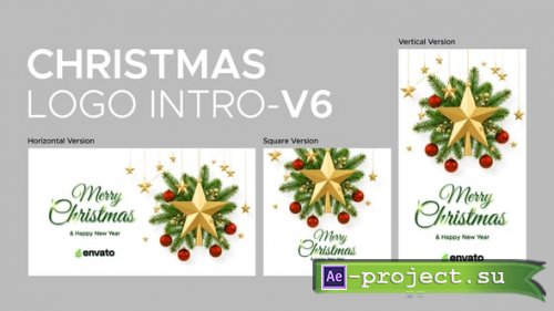Videohive - Christmas Logo Intro-V6 - 65196989 - Project for After Effects